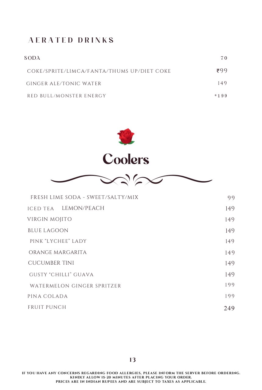 Menu Page 14